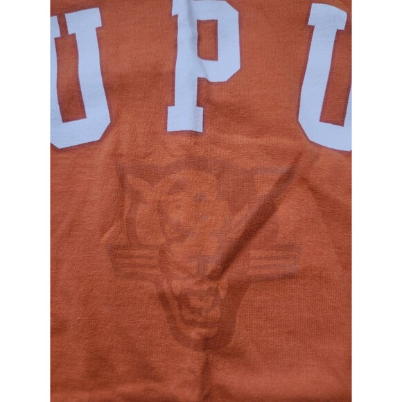 VTG Time Out IUPUI Jaguars Basketball Shirt Orange Short Sleeve Unisex Adult XL - Picture 2 of 7
